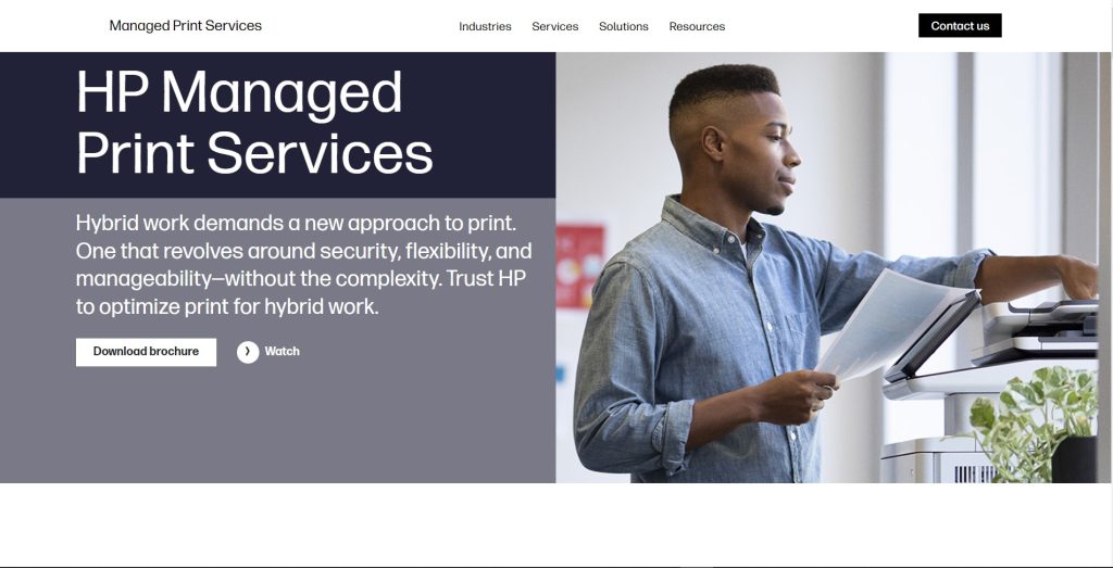 HP Managed Print Services (MPS)