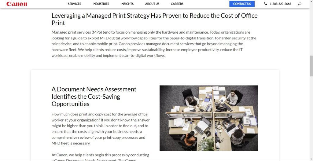 Canon Managed Print Services (MPS)