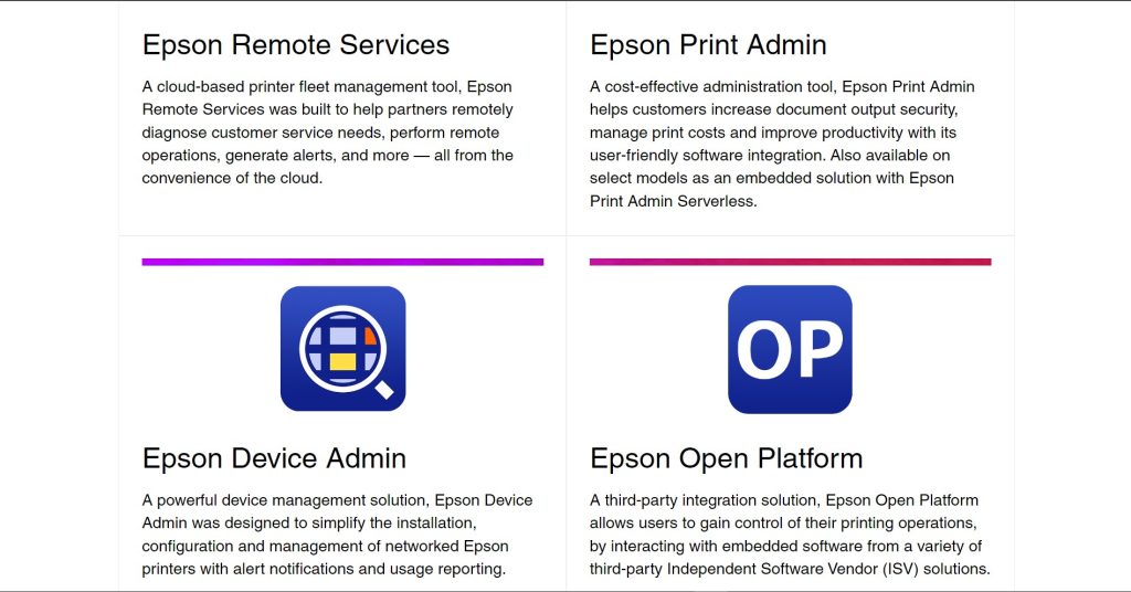 Epson Business Printing Solutions