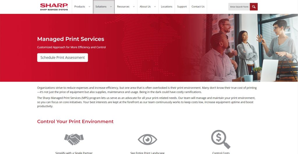 Sharp Managed Print Services (MPS)