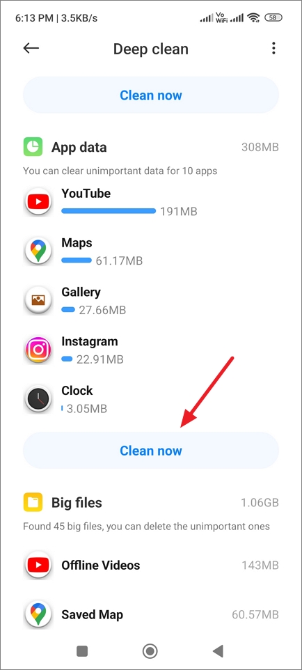 clean space