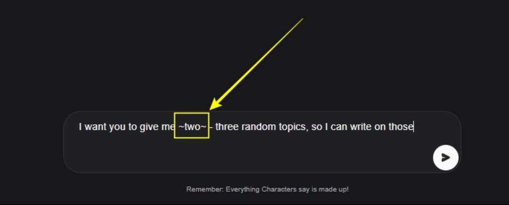 Adding tilde to the conversation