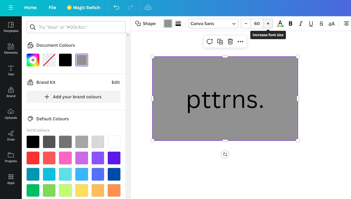 change color of rectangle