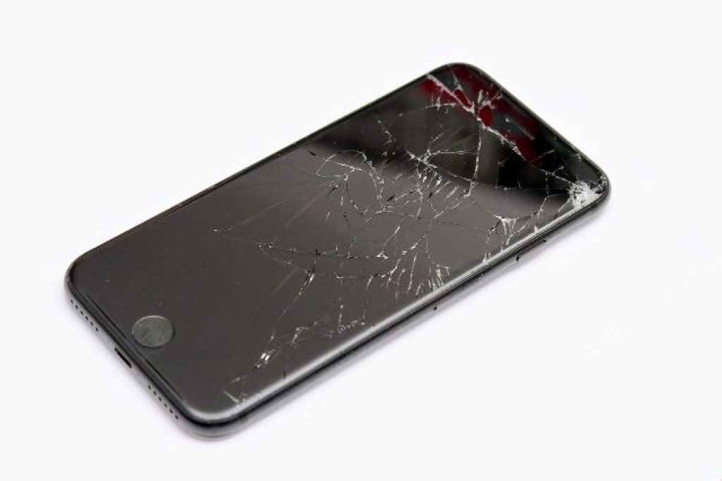 Broken screen display