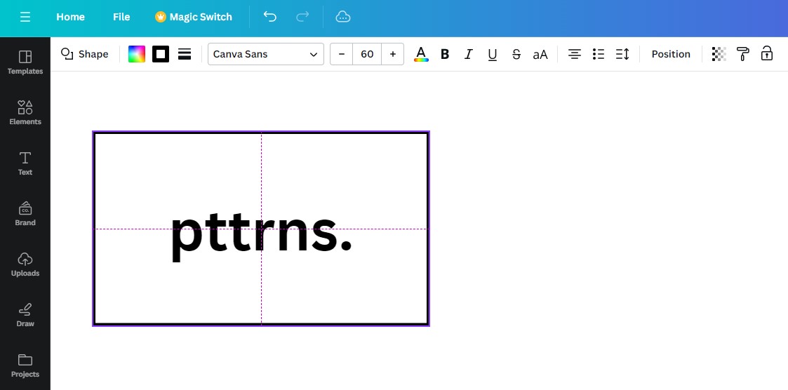 Drag rectangle on to text box