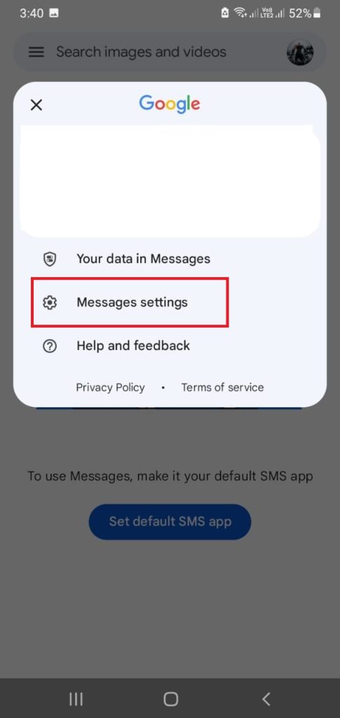 Why are videos sent to me blurry on Android?