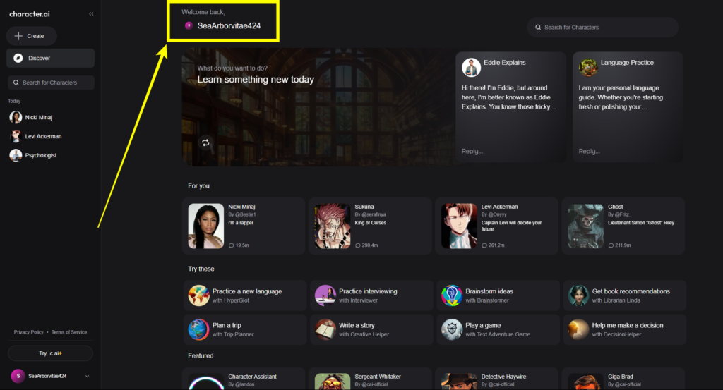Account name