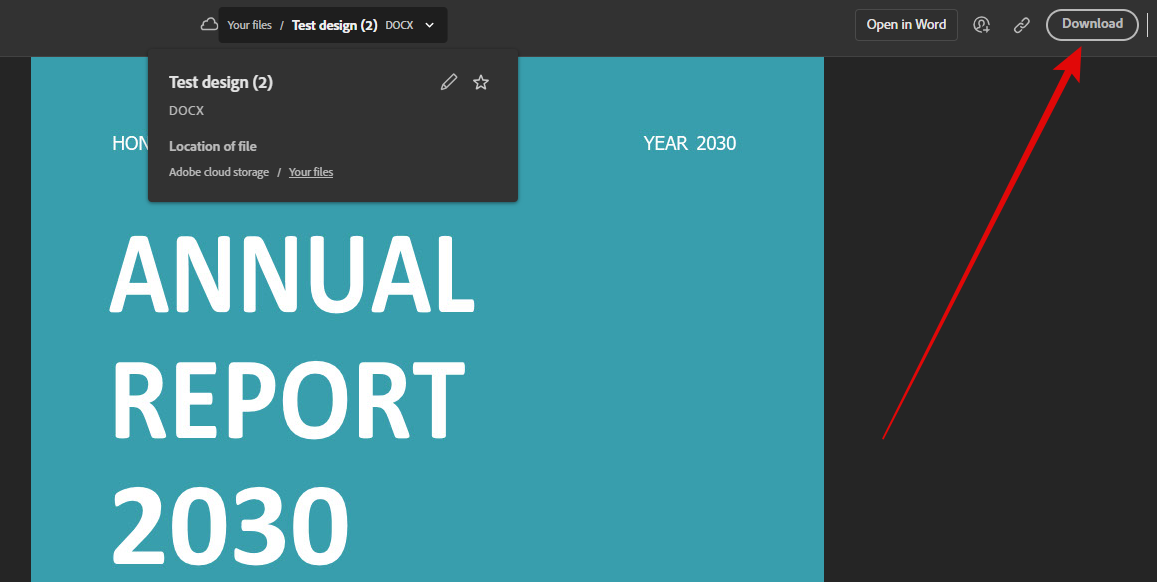 Adobe preview