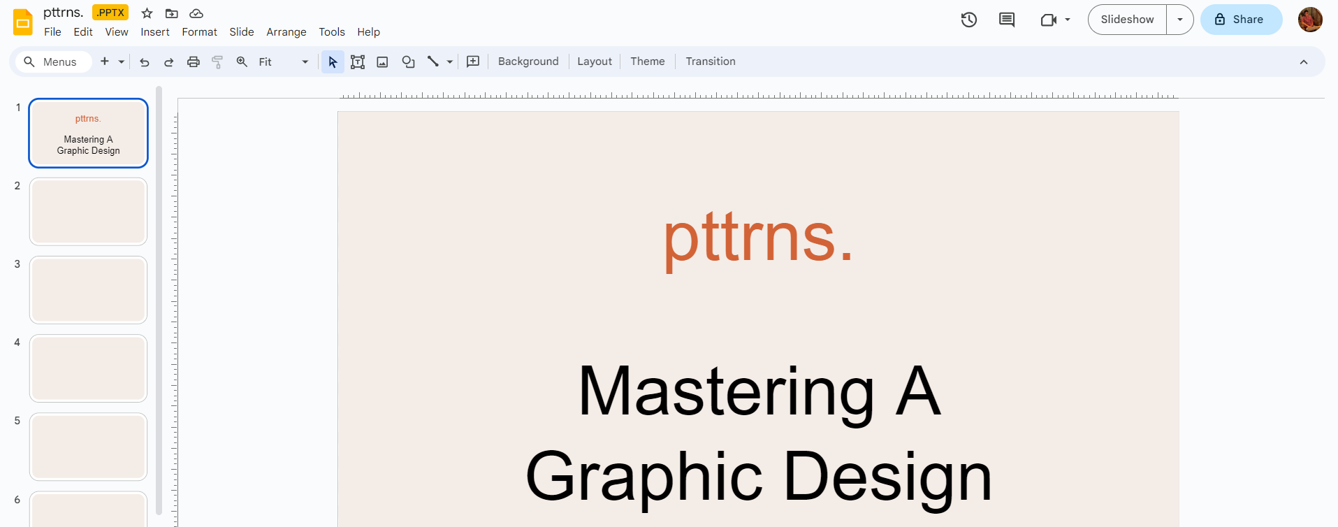 Canva presentation converted to Google Slides