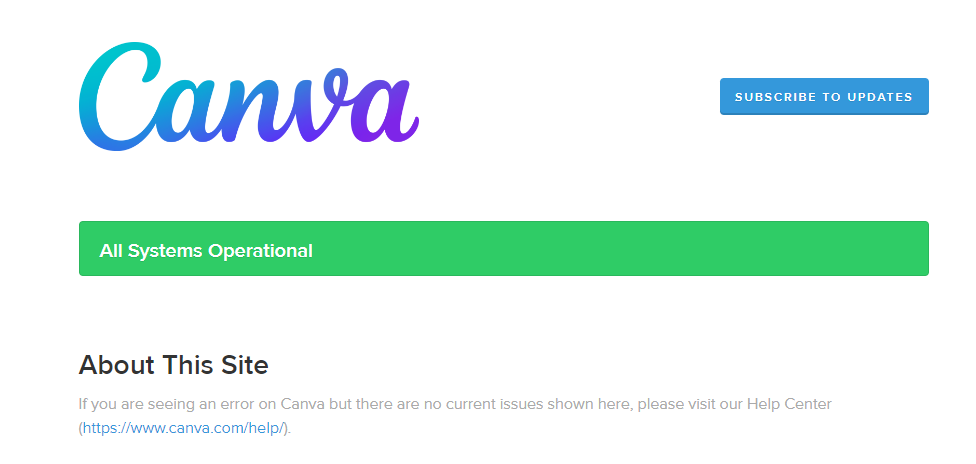 Canva status