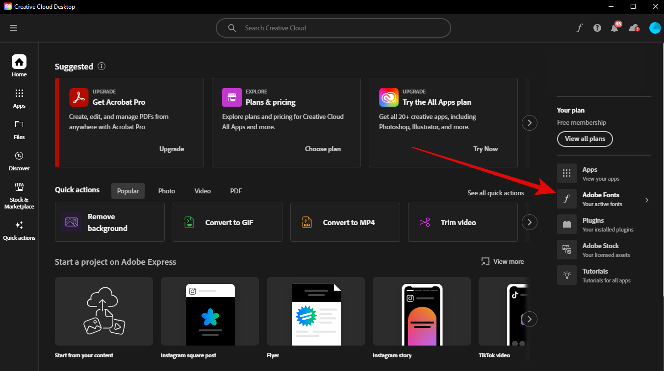Creative cloud desktop