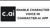How To Enable Character Voice in Character.AI App