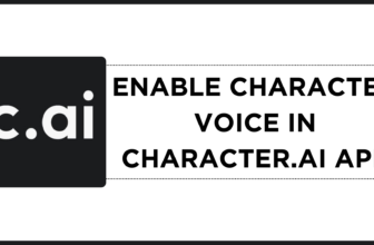 Enable Character Voice in Character AI App