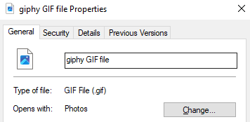 GIF extension