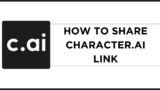 How To Share Character.AI Link