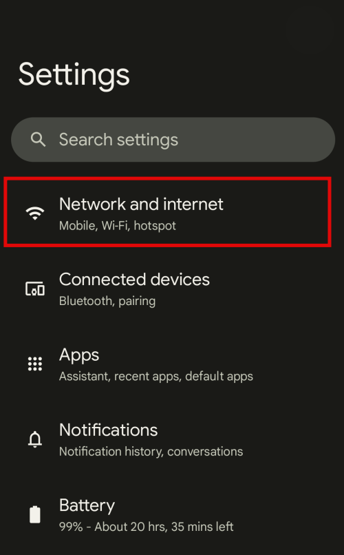 Network and Internet