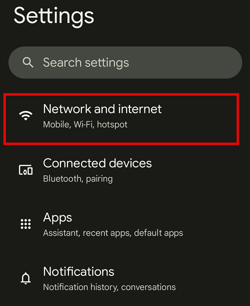 Network and Internet