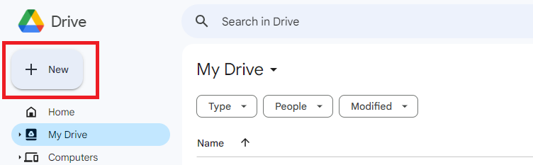 New button