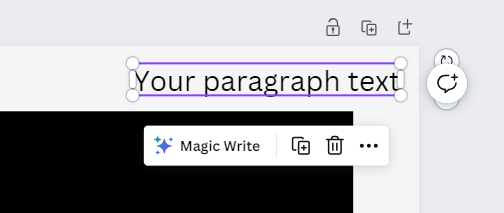 New text box