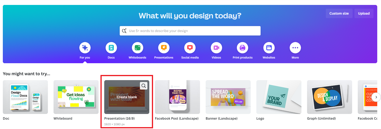 Presentation on Canva