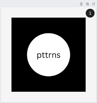 Result after adding page number as a shape