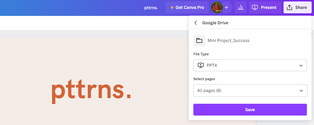 Save to Google Drive