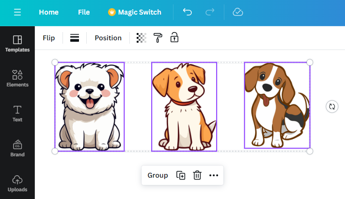 Select all elements of a design