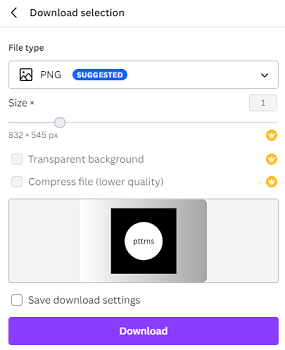 Dimensions listed in Download section