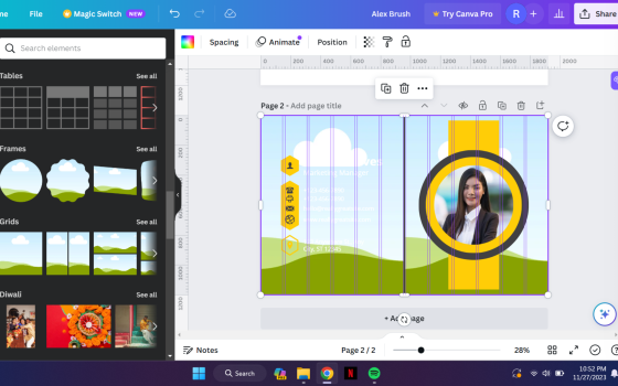 Canva ruler guidelines