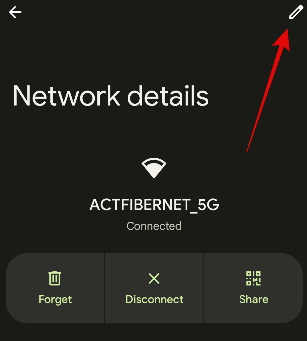Modifying Wifi Settings